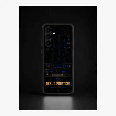 Image de Coque de protection pour Samsung S24 Plus, étui de téléphone avec motif de débogage – LUNØIR ©
