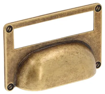 Imagen del producto de Manija para muebles de zamak, estilo "Florence" antiguo, con un entretuerto de 32 mm