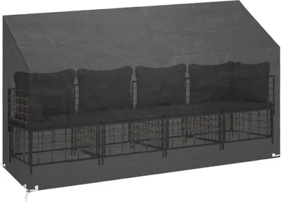 Obrázok produktu pre vidaXL Obal na záhradnú lavičku 12 očiek 210x70x70/88 cm polyetylén