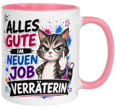 Produktbild von Tasse Abschied – „Alles Gute - Verräterin“ – Abschiedsgeschenk Kollegin