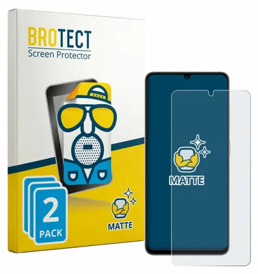 Produktbild von 2x BROTECT Schutzfolie für ZTE Blade A56 Displayschutz Displayschutzfolie Folie Matt Entspiegelungsfolie