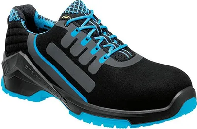 A studio shot of a single safety shoe.