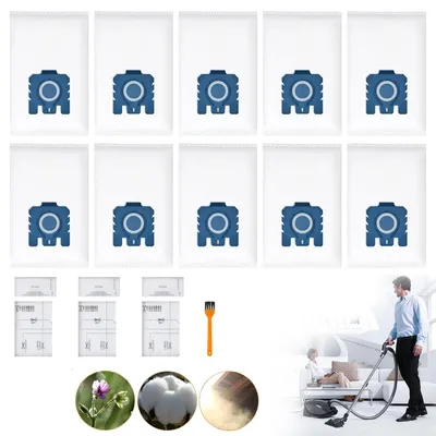 Produktbild von 10 Stück Staubsaugerbeutel 3D Efficiency für Miele GN Staubsauger Classic C1, Complete C2, Complete C3, S2 S5 S8