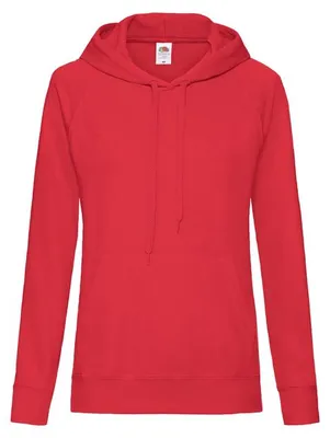 Produktbild von Damen Sweat-Kapuze - FOL HOODED SWEAT/W - red - Größe XL
