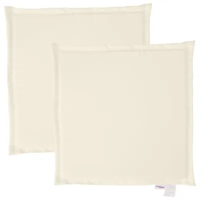 Produktbild von vidaXL Garten-Sitzkissen 2 Stk. Creme 45x45x2 cm Quadratisch