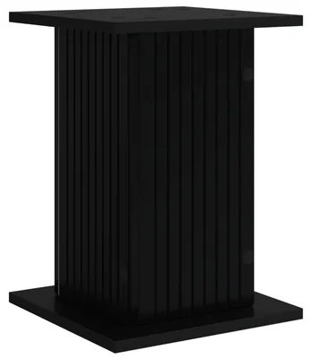 Image de Support de Plante Noir 30,5 x 30 x 43 cm Bois d'ingénierie