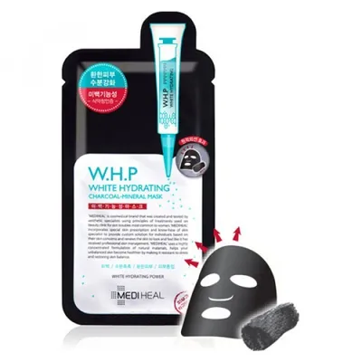 Produktbild von Mediheal Feuchtigkeits- und Aufhellungs-Maske Schwarz, 25 ml