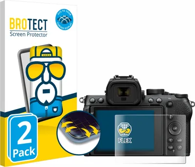 Produktbild von 2x BROTECT Fullscreen Schutzfolie für Nikon Z50 II Displayschutz Folie Fullcover Klar Transparent