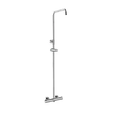 Immagine prodotto di Miscelatore termostatico per doccia a parete Mereo con set doccia senza accessori (piatto, doccia, tubo) - CB60104TS1