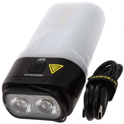Produktbild von Nitecore LR70, Universal-Taschenlampe, Schwarz, Weiß, Aluminium, Polycarbonat (PC), 1 m, 1 m, IP67