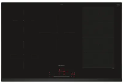 Produktbild von Siemens iQ700 EX851HVC1E, Schwarz, Integriert, 80 cm, Zonen-Induktionskochfeld, Glaskeramik, 5 Zone(n)