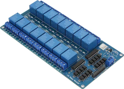 Obrázek produktu pro 16kanálový 5V reléový modul Řídicí deska s optočlenovou ochranou pro modul mikrokontroléru