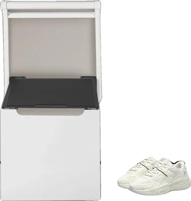 Produktbild von Klapp-Duschsitz, 150 kg Tragfähigkeit, Aluminiumlegierung, Wandmontage, platzsparendes Design, verstärkter Handlauf