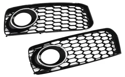 Produktbild von Nebelscheinwerfergitter, passt für Audi A5 S-Line/S5 B8 RS5, hochwertiges Mesh, wie gezeigt