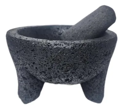 Produktbild von Traditioneller Molcajete aus Vulkangestein (Kompakt/Klein) 3 kg