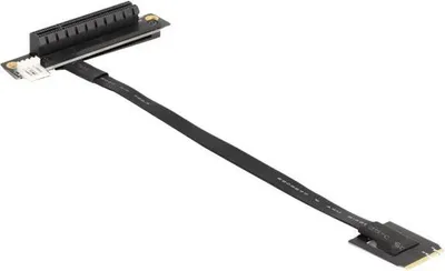 Zdjęcie produktu dla DELOCK M.2 Key A+E > PCIe x8 NVMe Adapter gew. 20cm Kabel