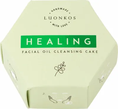 Image de Nettoyant solide à l'huile pour le visage – Démaquillant naturel 60 ml Luonkos