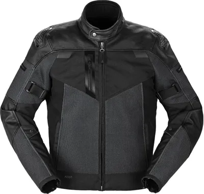 Immagine prodotto di Giacca da moto in pelle Spidi Vent Pro, colore nero, taglia 48