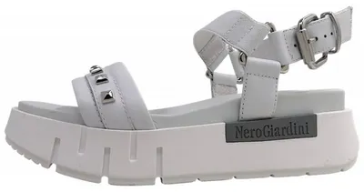 Productafbeelding van Nero Giardini Damenschuhe Sandalen Hoch Sandalette Weiß Freizeit