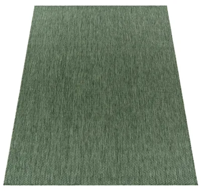 Produktbild von In- & Outdoor Teppich Flachgewebe einfarbig modern wetterfest für Terrasse Küche Grösse 120x160 cm