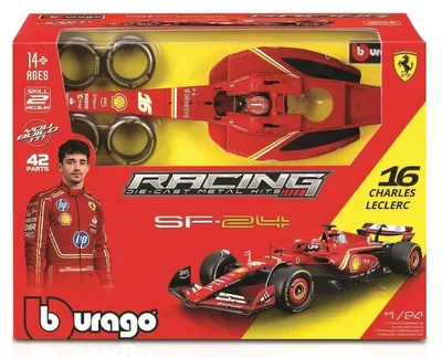 Obrázek produktu pro Bburago Model 1:24 BOLID F1 Ferrari SF-24 Charles Leclerc do złożenia 18-26858