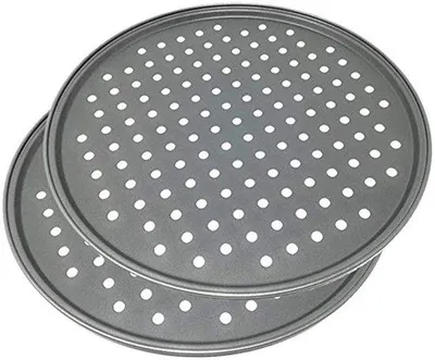Obrázok produktu pre Podložky na pečenie pizze – s nepriľnavou povrchovou úpravou – sada 2 ks – Ø 32 cm