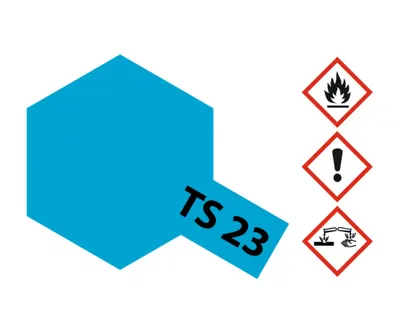 Produktbild von TS-23 Hellblau glaenzend - 100ml Sprayfarbe Kunstharz Tamiya 300085023