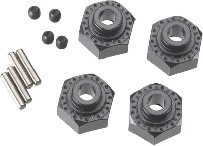 Zdjęcie produktu dla Axial AX30429 Aluminiowa piasta sześciokątna 12 mm czarna (4)