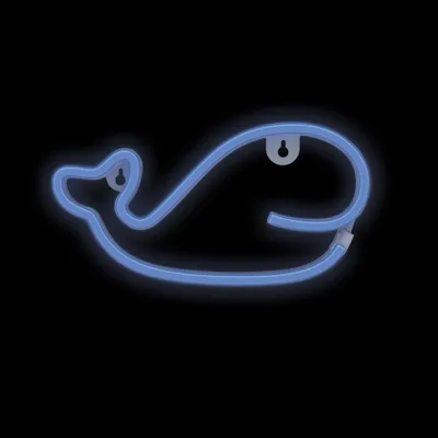 Produktbild von Forever Light Neon LED MULTI blau Wal nachtlichter + USB FLNE19