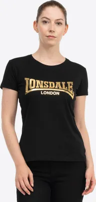 Produktbild von Lonsdale Cartmel Kurzarm-t-shirt Schwarz S Frau Schwarz S