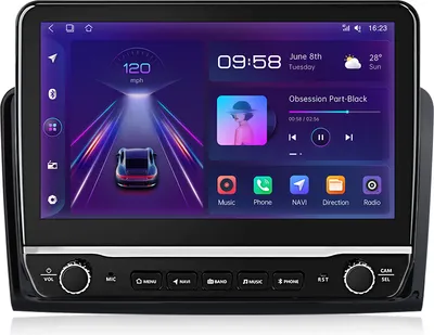 Produktbild von Autoradio 2+32G Für Mercedes ML W164 2005-2012  carplay android12  DAB GPS   SWC WIFI RDS 1280*720