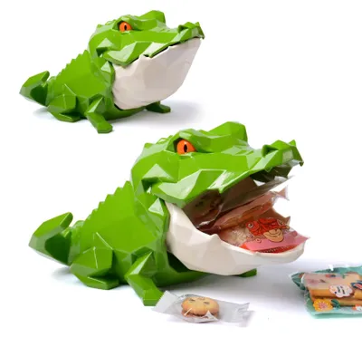 Obrázek produktu pro Elzusha - Krabička ve tvaru krokodýla, dekorativní, 24 cm