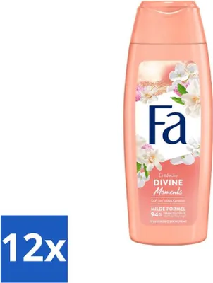Produktbild von Fa - Duschcreme - Divine Moments - Pflegend & Nährend - Erfrischend - 250 ml - Vorteilspack - 12 Stücke