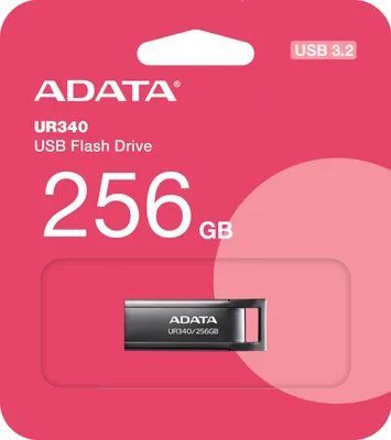 Immagine prodotto di Adata ADATA UR340 Unità flash USB 256 GB USB Type-A 3.2 Gen 1 (3.1 Gen 1) Nero