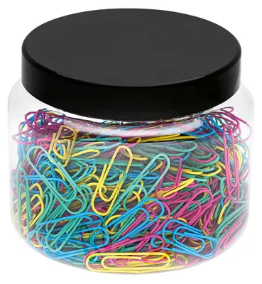 Immagine prodotto di Graffette 27 mm confezione da 500 pezzi assortiti colorati