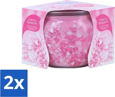Produktbild von At Home - Düfte - Duftkerze - Kirschblüte - 70 g - Vorteilspack - 2 Stücke