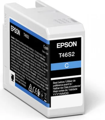 Produktbild von Epson Tintenpatrone cyan T 46S2 25 ml Ultrachrome Pro 10