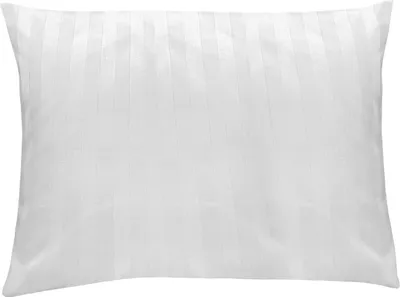 Obrázek produktu pro Darymex Hotelový povlak na polštář 50x70 bílý damašek s překrývajícími se pruhy 2 cm