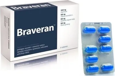 Produktbild von Braveran für sexuelle Leistungsfähigkeit 8 Tabletten