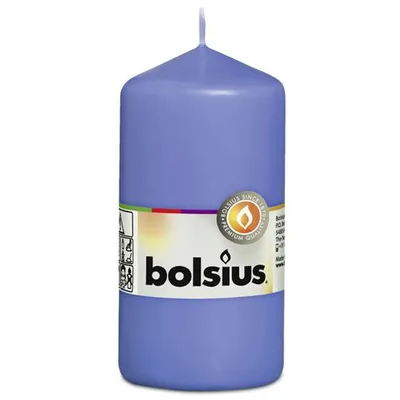 Obrázek produktu pro Sloupková svíčka chrpově modrá 120/58 mm