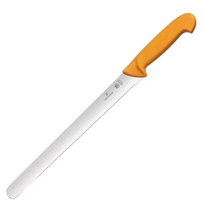 Obrázok produktu pre Nôž na šunku Swibo, zúbkovaná čepeľ, 25,5 cm