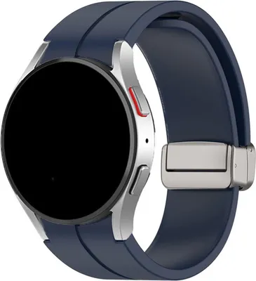 Produktbild von Strap-it Samsung Galaxy Watch 5 Pro Magnetisches Sportarmband (Dunkelblau)