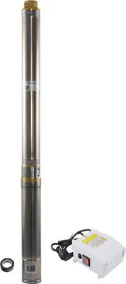 Produktbild von Agora-Tec® 3 Zoll Brunnenpumpe Tiefbrunnenpumpe PREMIUM 550W-5.5-46  20m Kabel