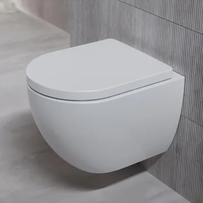 Immagine prodotto di WC suspendu Steinberg Serie 710 TideFlow Plus, avec siège de WC à fermeture progressive, blanc brillant, 7101802W, 7101802W