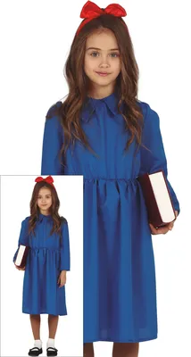 Immagine prodotto di Costume da topo di biblioteca classico Giornata mondiale del libro fantasia avventura esplorazione carnevale divertimento bambini topo di biblioteca avventura personaggi idee costume libri mondi carnevale gioia classico letteratura scoperta, taglia: 140/146 colore: blu