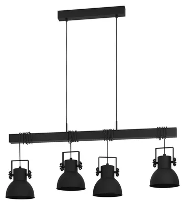 Immagine prodotto di Eglo 43726 SHIREBROOK E27 4 vie a sospensione 1000x250mm nero