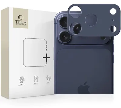 Obrázok produktu pre Puzdro Tech-Protect Camalloy Fit+ pre fotoaparát pre iPhone 17 Pro Max - tmavomodrá