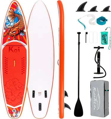 Produktbild von SUP-Board, aufblasbar - 11 Fuß Länge - 12,5 kg Gewicht - Surfbrett