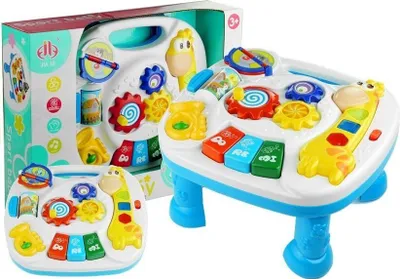 Obrázek produktu pro Dětský multifunkční výukový stůl se žirafou 2v1.