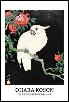 Immagine prodotto di Poster 61x91,5 cm Design Cockatoo, Koson Vintage per il salotto